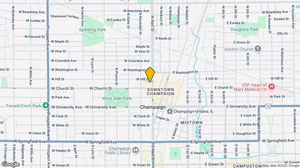 301 N Neil St, Unit 710 Map and Location Details