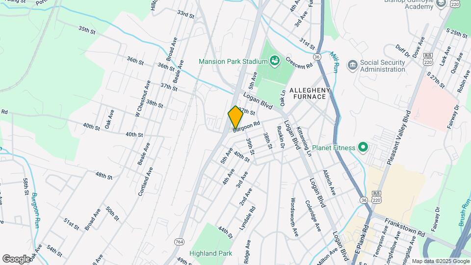 3925 Burgoon Rd Map and Location Details