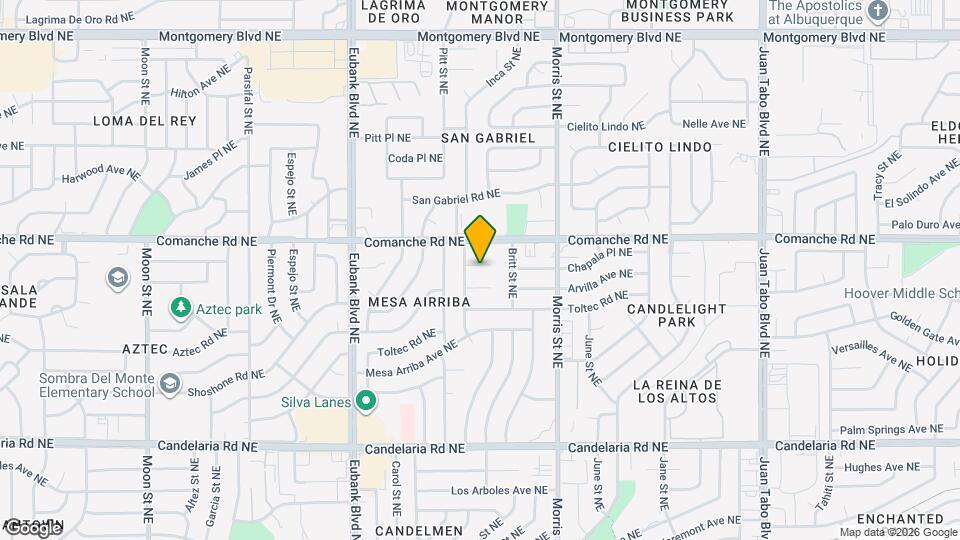 10108 Chapala Ct NE Map and Location Details