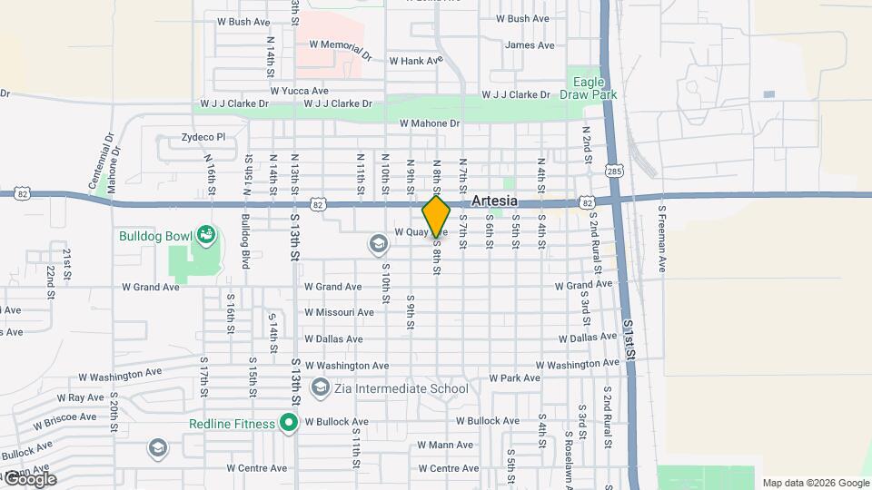 206 S 8th St Map and Location Details