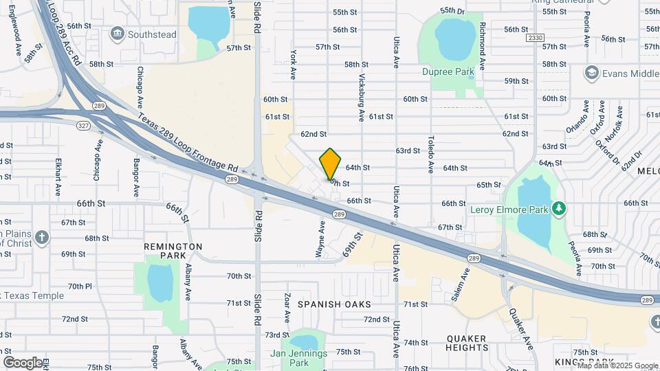 6414 York Dr Map and Location Details