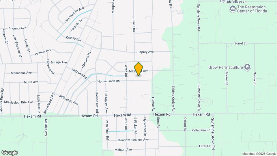 13075 House Finch Rd Map and Location Details