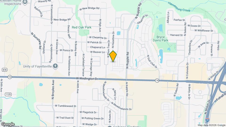1258 N Sicily Ln Map and Location Details