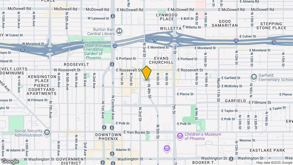 814 N 4th St Map and Location Details