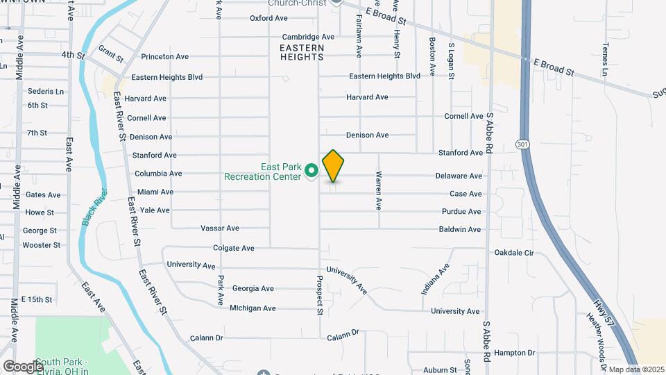 1100 Prospect St Map and Location Details