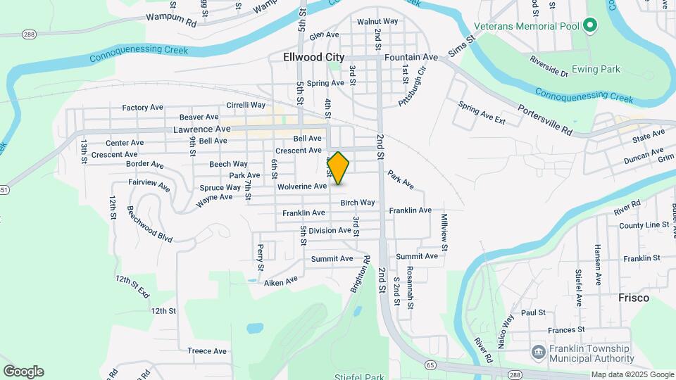 316 Wayne Ave-Unit -Apt. 3 Map and Location Details