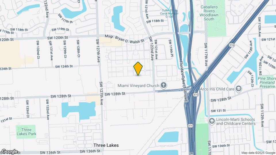 12348 SW 125th Terrace Map and Location Details