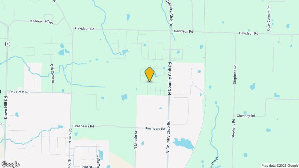 1801 E Brookview Cir Map and Location Details