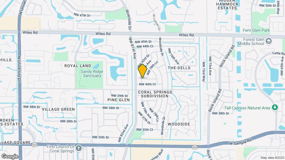 4095 NW 79th Ave Map and Location Details