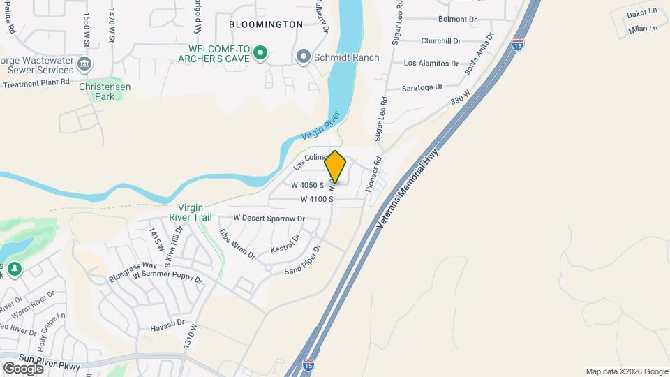 879 W 4050 S Map and Location Details