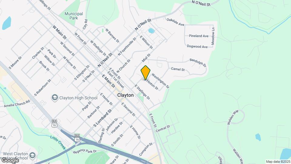 401 E Hinton St Map and Location Details