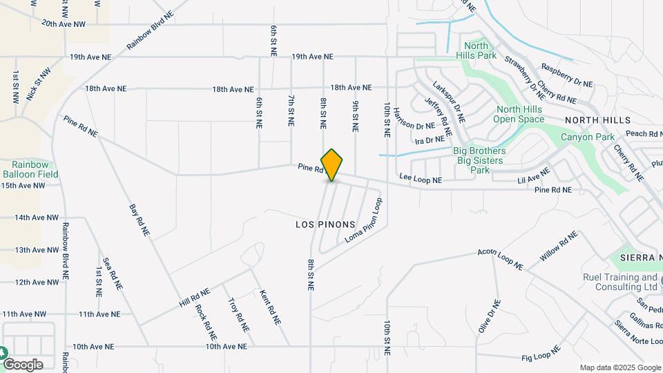 937 Loma Pinon Loop Map and Location Details