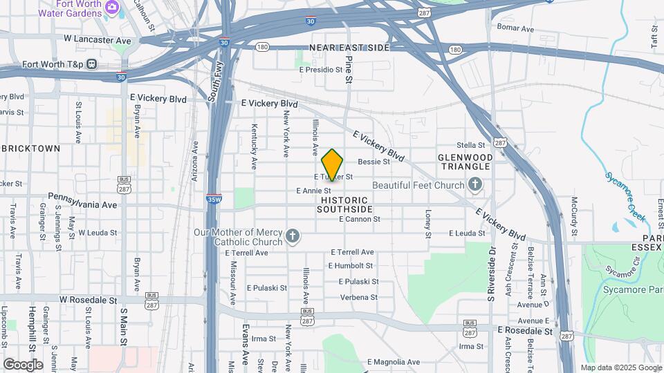 1121 E Annie St Map and Location Details