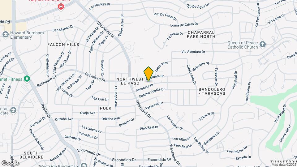 6609 Amposta Dr Map and Location Details