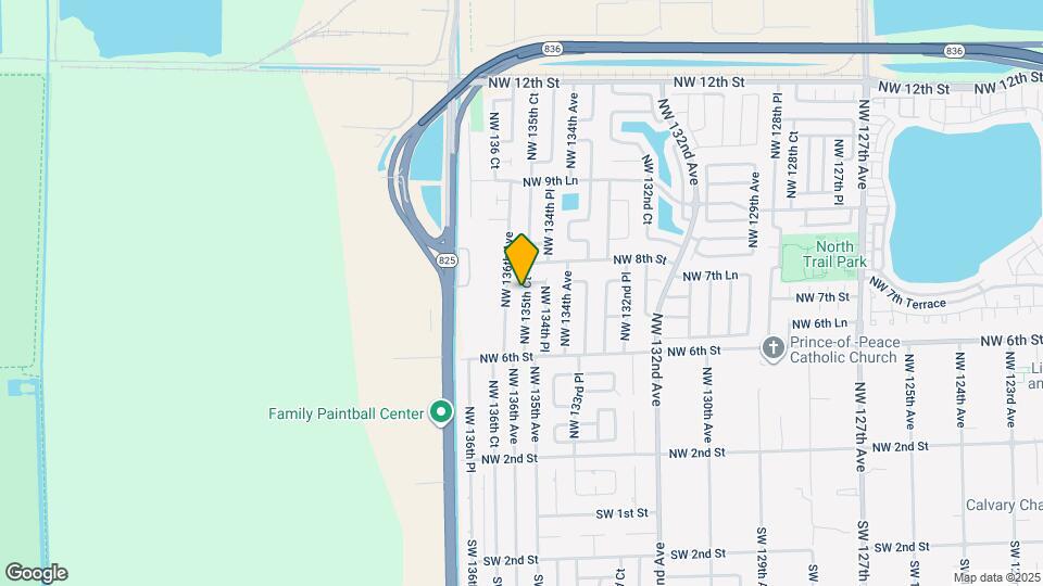 748 NW 135th Ct Map and Location Details