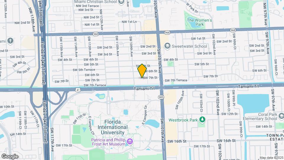 10838 SW 7th St Mapa y Detalles de la Ubicación