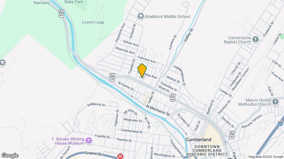 210 Pear St Mapa y Detalles de la Ubicación