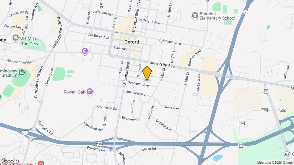 1414 Pierce Ave Map and Location Details