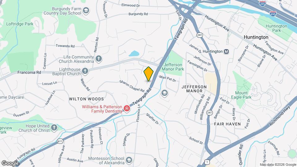 5861 Governors Hill Dr Map and Location Details