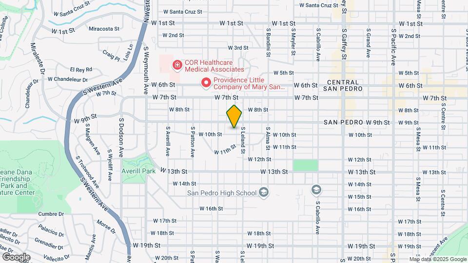 1136 W 10th St Map and Location Details