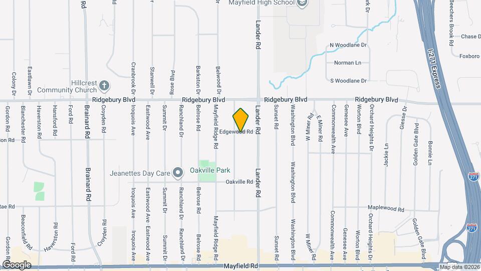 1179 Elmwood Rd Map and Location Details