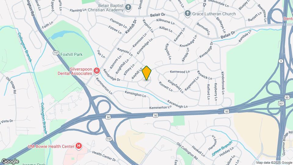 2504 Korvale Ln Map and Location Details