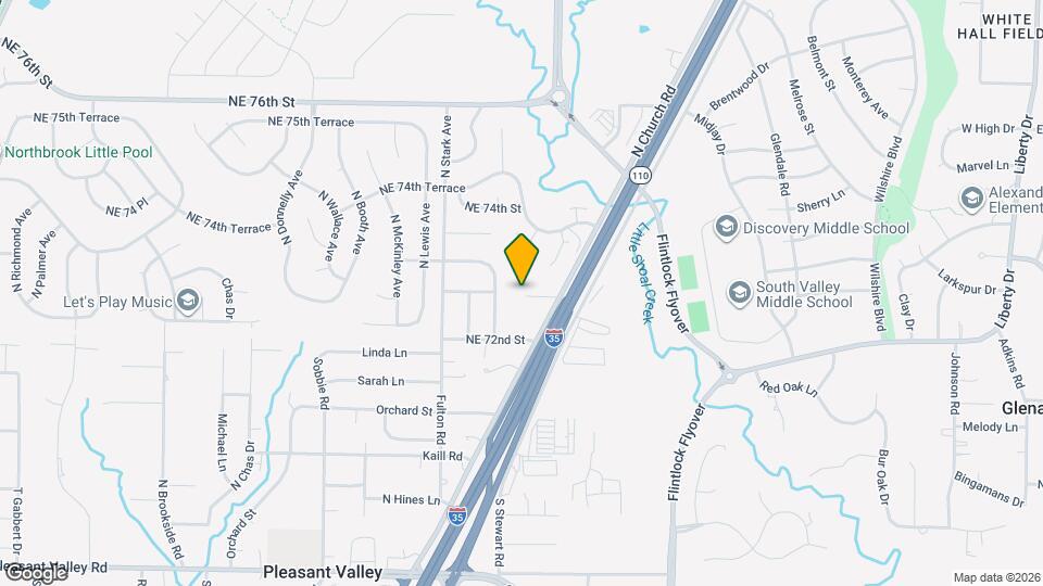 8906 NE 73rd Ct Map and Location Details