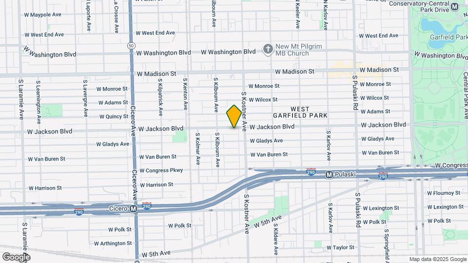4421 W Jackson Blvd Map and Location Details