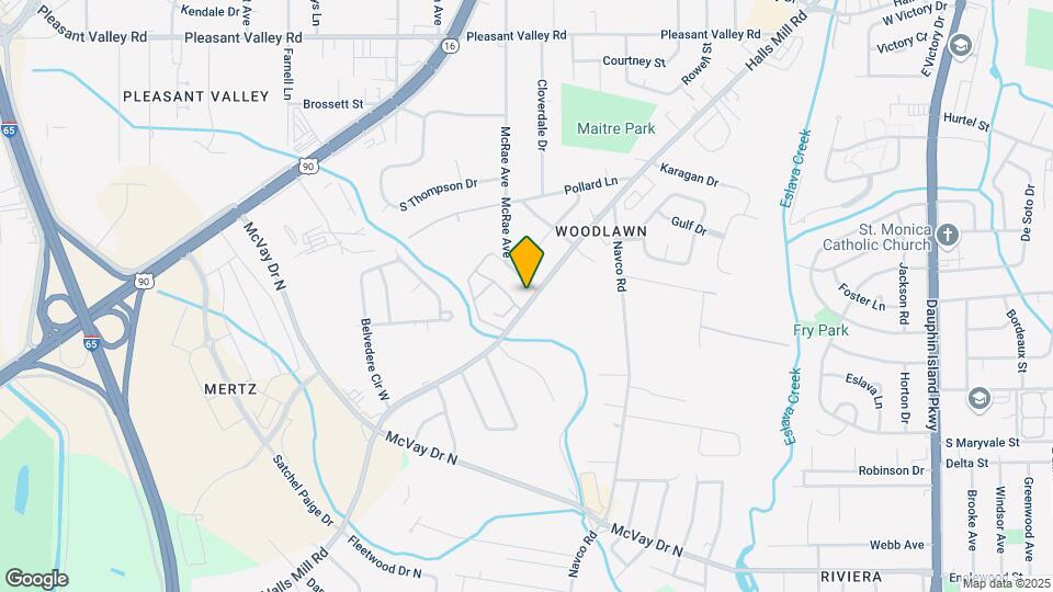2654 Halls Mill Rd Map and Location Details