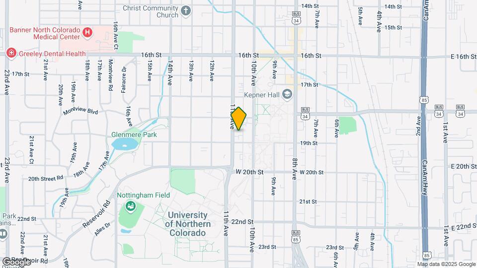 1856 11th Ave, Unit Main Floor Map and Location Details
