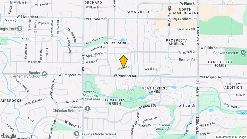 1717 W Lake St Map and Location Details