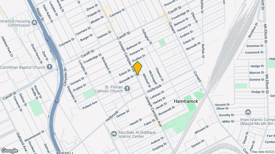 9552 Joseph Campau Ave, Unit 9552N Map and Location Details