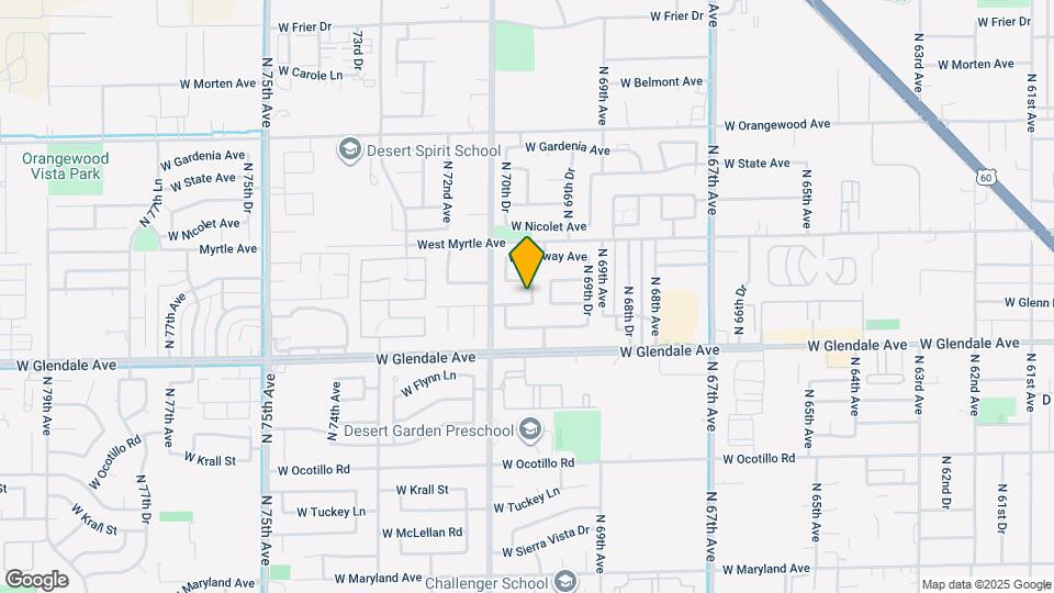 7060 W Glenn Dr Mapa y Detalles de la Ubicación
