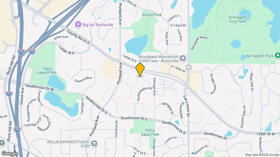 14600 Hampshire Pl Map and Location Details