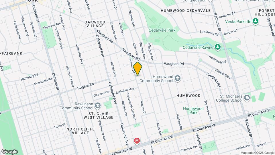 379 Winona Dr Map and Location Details