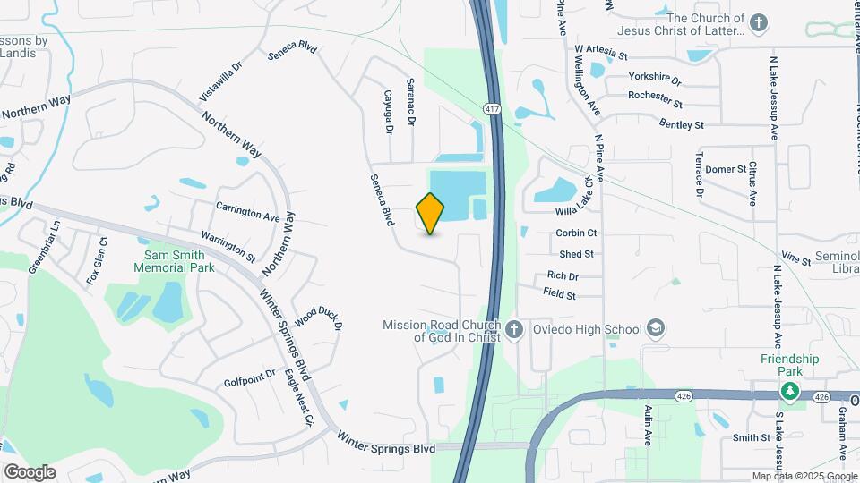 668 Lamoka Ct Map and Location Details