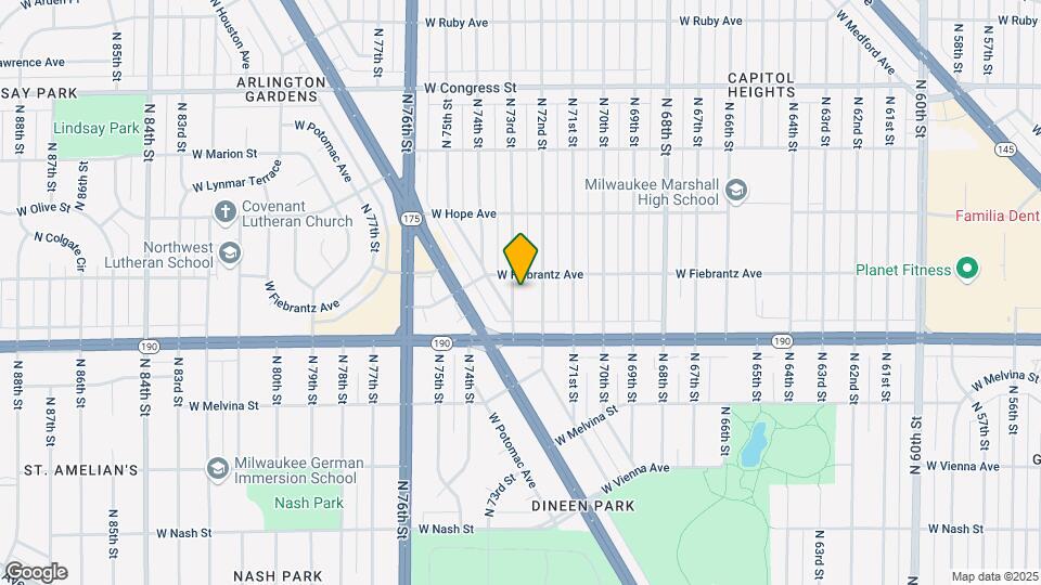 4060 N 73rd St Map and Location Details
