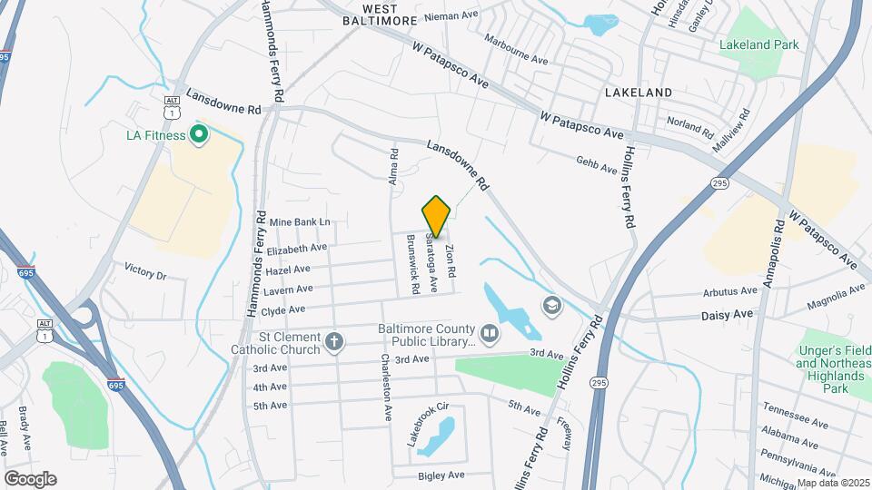 2407 Saratoga Ave Map and Location Details