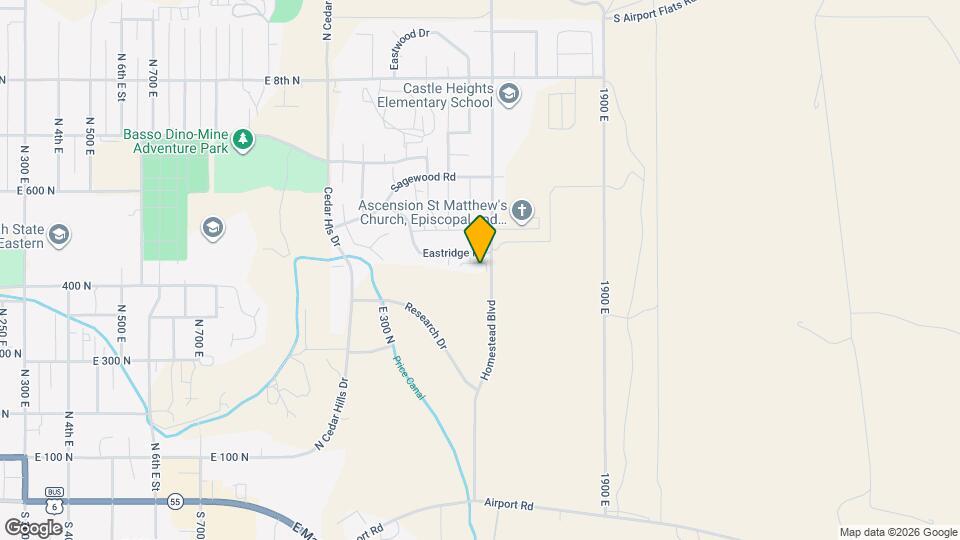 1672 E 450 N Map and Location Details