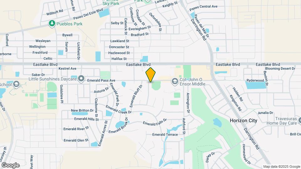 452 Emerald Pass Ave Map and Location Details