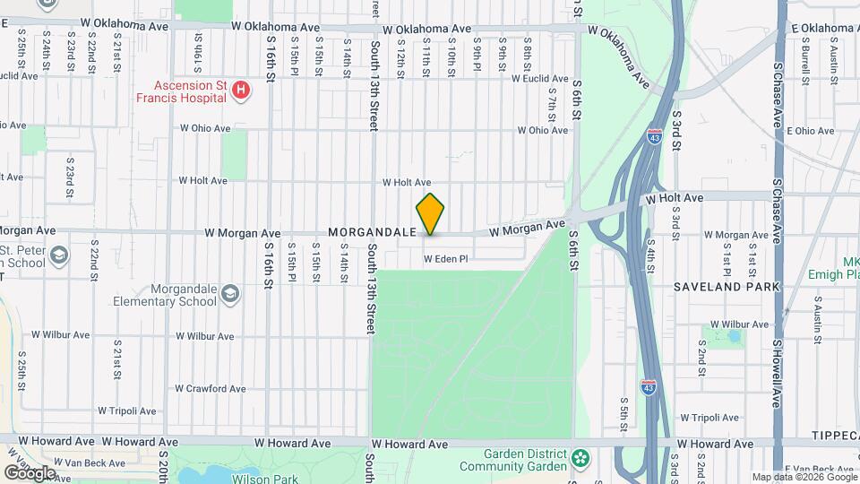 1029 W Morgan Ave Map and Location Details