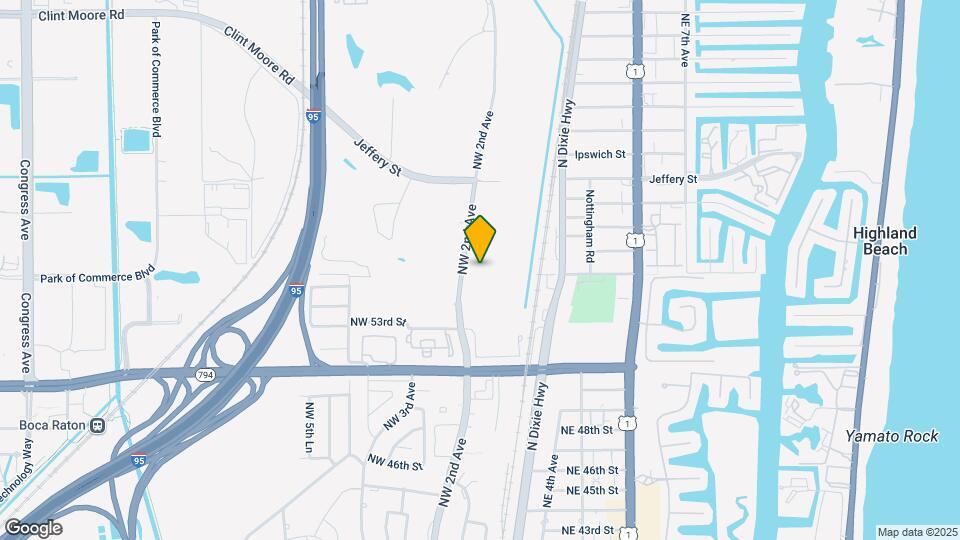 5500 NW 2nd Ave, Unit East Boca Apartment Map and Location Details