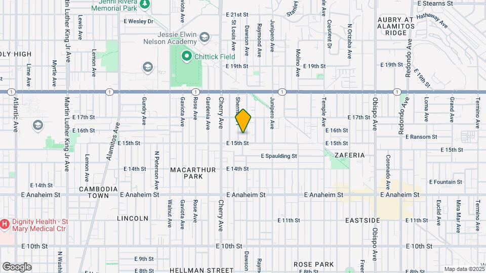 1512 Sherman Pl Map and Location Details