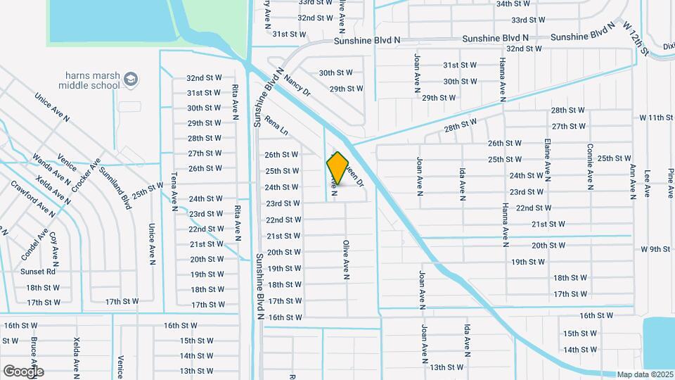 3117 24th St W Map and Location Details