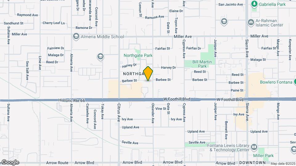 16285 Barbee St Map and Location Details