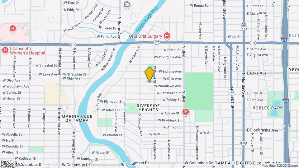 907 W Woodlawn Ave Map and Location Details