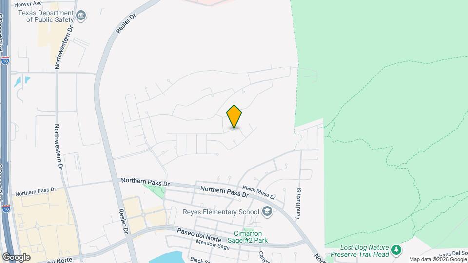 7348 Mule Team Dr Map and Location Details