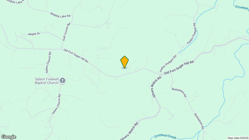 2611 Old Fort Sugar Hill Rd Map and Location Details