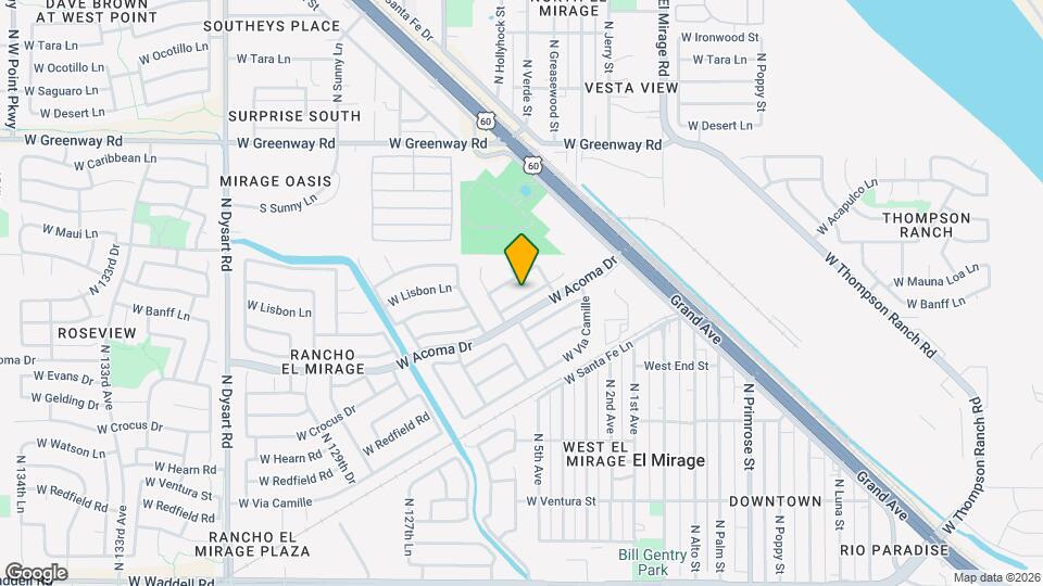 12456 W Mandalay Ln Mapa y Detalles de la Ubicación