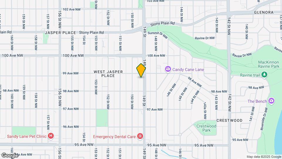 9842 149th St NW Map and Location Details